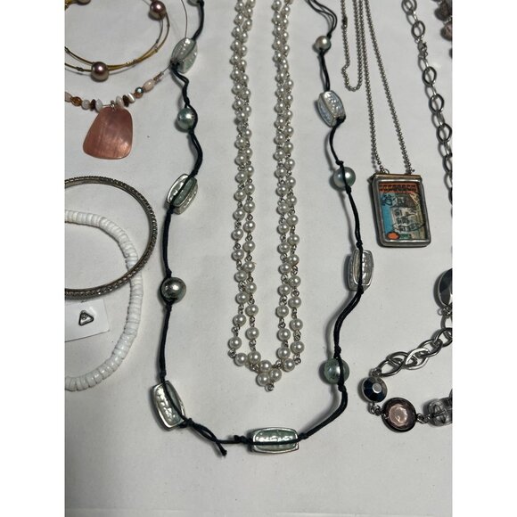 BOHO Mixed Jewelry Set With Necklaces Bracelets & Earrings - Picture 3 of 9